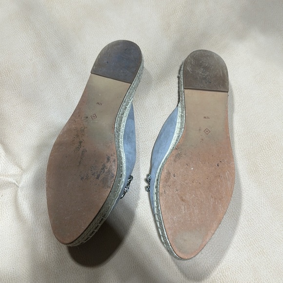 Halogen Espadrille Suede Crystal Embellished Mule - Picture 4 of 6